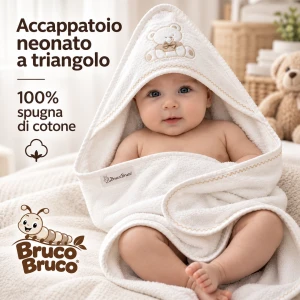Accappatoio a triangolo neonato