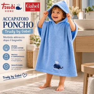 Accappatoio spugna poncho Trudi by Gabel