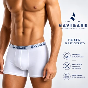 Boxer elasticizzato Navigare