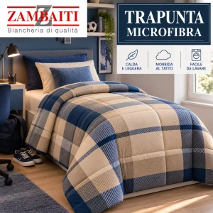 Trapunta invernale microfibra mano piuma LAUREN Zambaiti